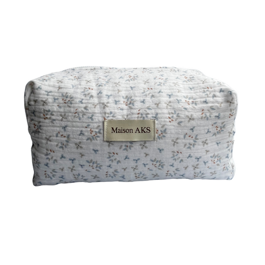 Trousse de toilette en double gaze