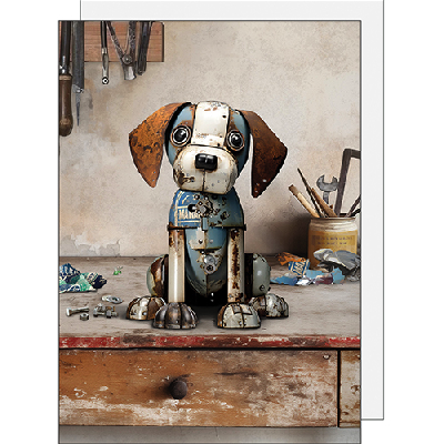 Carte Chien Scrap Beagle