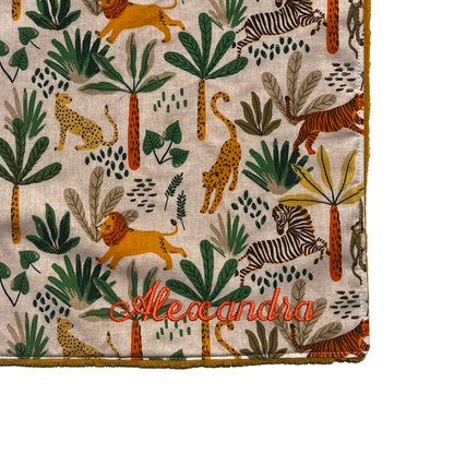 Serviette élastique - animaux de la savane