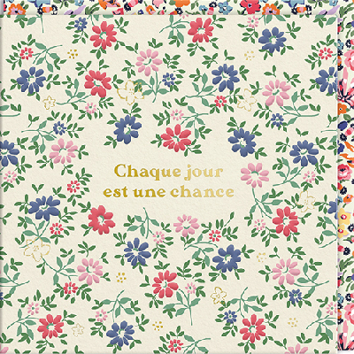 Carte double "Chaque jour est une chance"