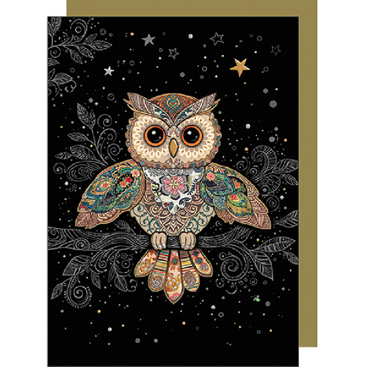 Carte double Chouette