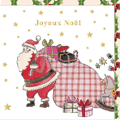 Carte double "Joyeux Noël"