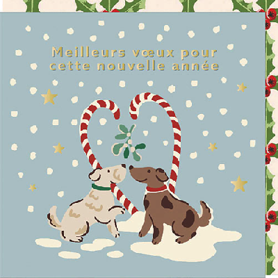 Carte double "Meilleurs voeux pour cette nouvelle année"