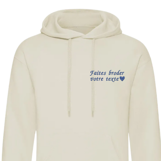 HOODIE À PERSONNALISER AVEC VOTRE TEXTE