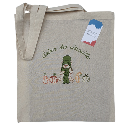 Tote Bag "Saison des citrouilles"
