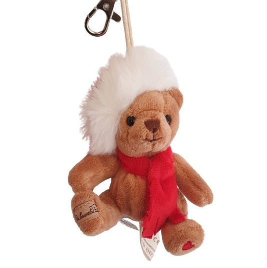 Porte clé ours en peluche Bernard