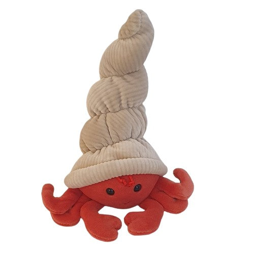 Crabe Bernard l'hermitte en peluche