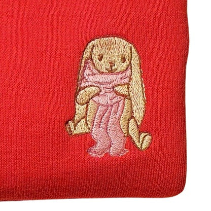 CREWNECK ENFANT ROUGE - LAPIN