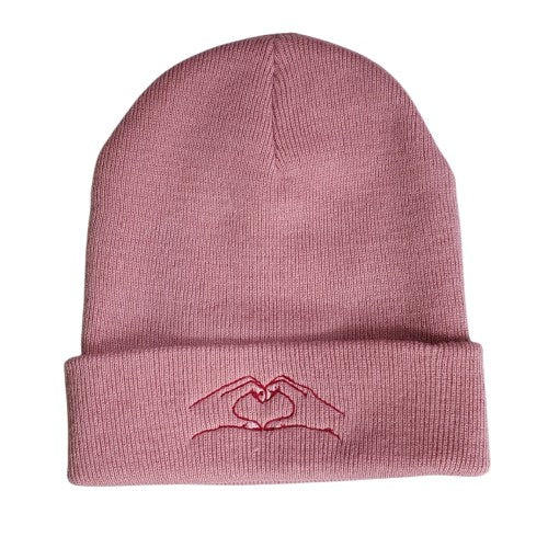 BONNET ROSE - COEUR
