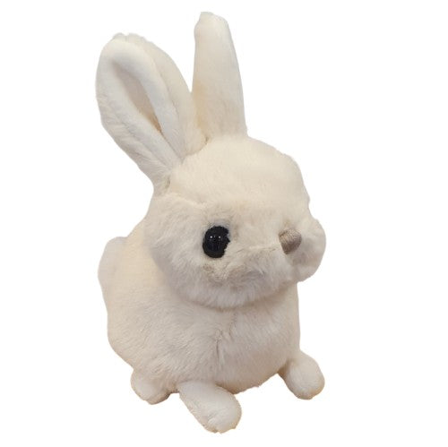 Lapin en peluche blanche Zeus - Barbara Bukowski