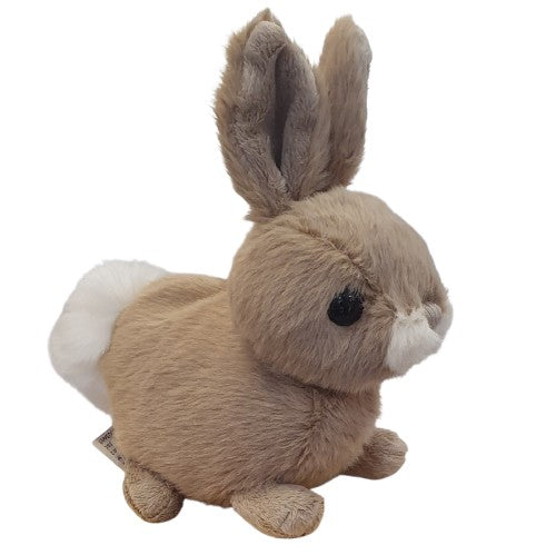 Lapin en peluche taupe Hera - Barbara Bukowski