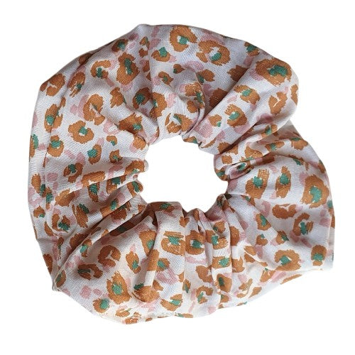 Chouchou - Design léopard ocre et vert fond beige
