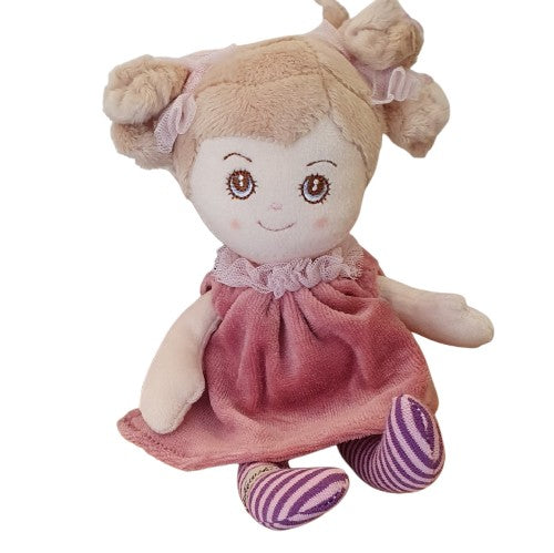 Poupée My little doll - Robe velours collants roses