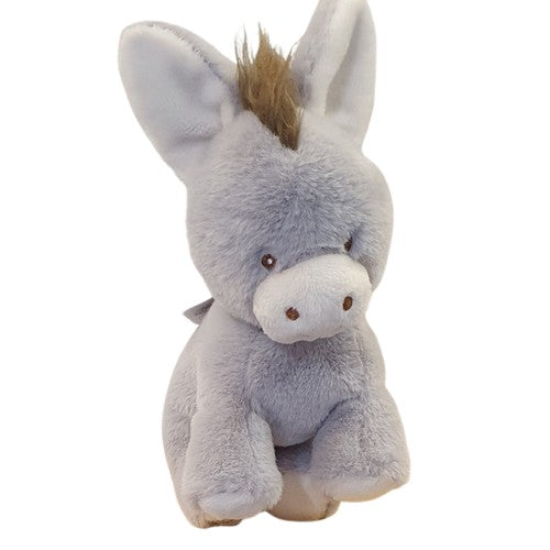 Petit âne gris en peluche Baby Christopher