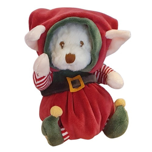 Lutin rouge en peluche - Ziggy Santa's little helper - Noël 2025