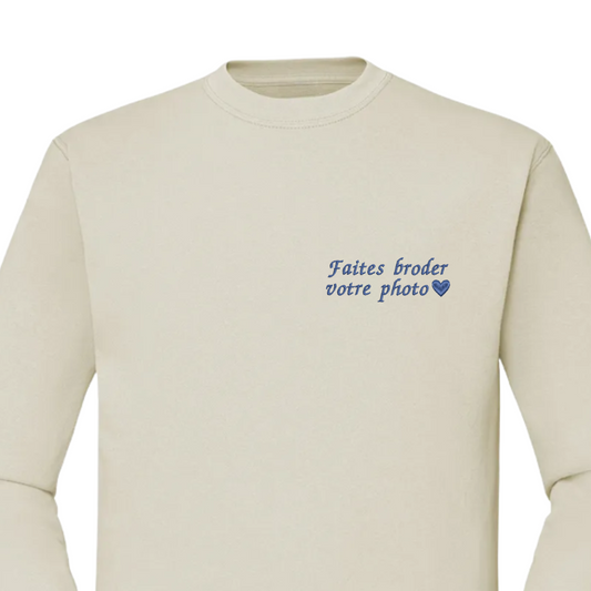 CREWNECK À PERSONNALISER AVEC VOTRE TEXTE
