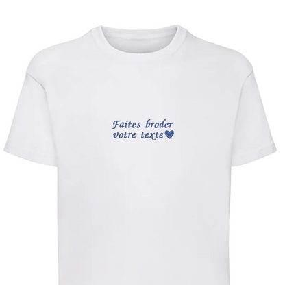 TEE-SHIRT ENFANT À PERSONNALISER AVEC VOTRE TEXTE