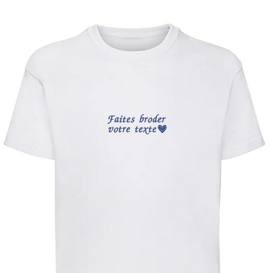 TEE-SHIRT ENFANT À PERSONNALISER AVEC VOTRE TEXTE