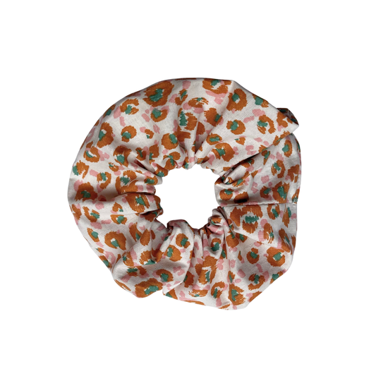 Chouchou - Design léopard ocre et vert fond beige
