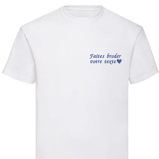 TEE-SHIRT À PERSONNALISER AVEC VOTRE TEXTE