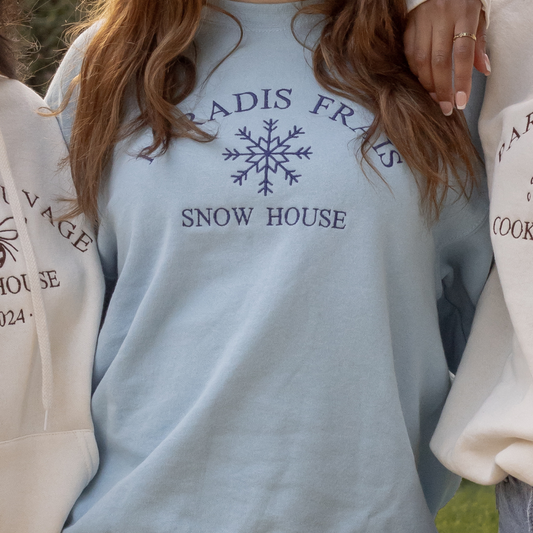 CREWNECK BLEU CIEL - PARADIS FRAIS