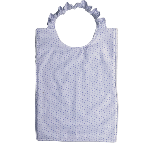 Serviette élastique - blanc à étoiles mauves