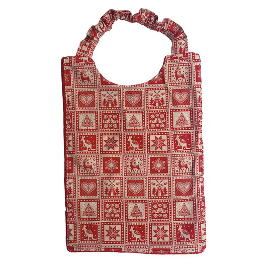 Serviette élastique - Carreaux de Noël