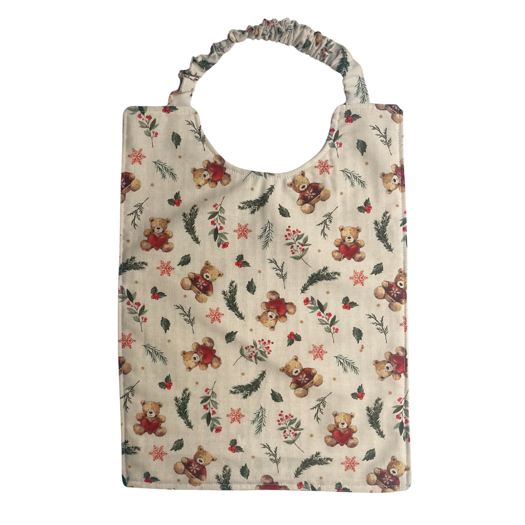 Serviette élastique - Oursons de Noël