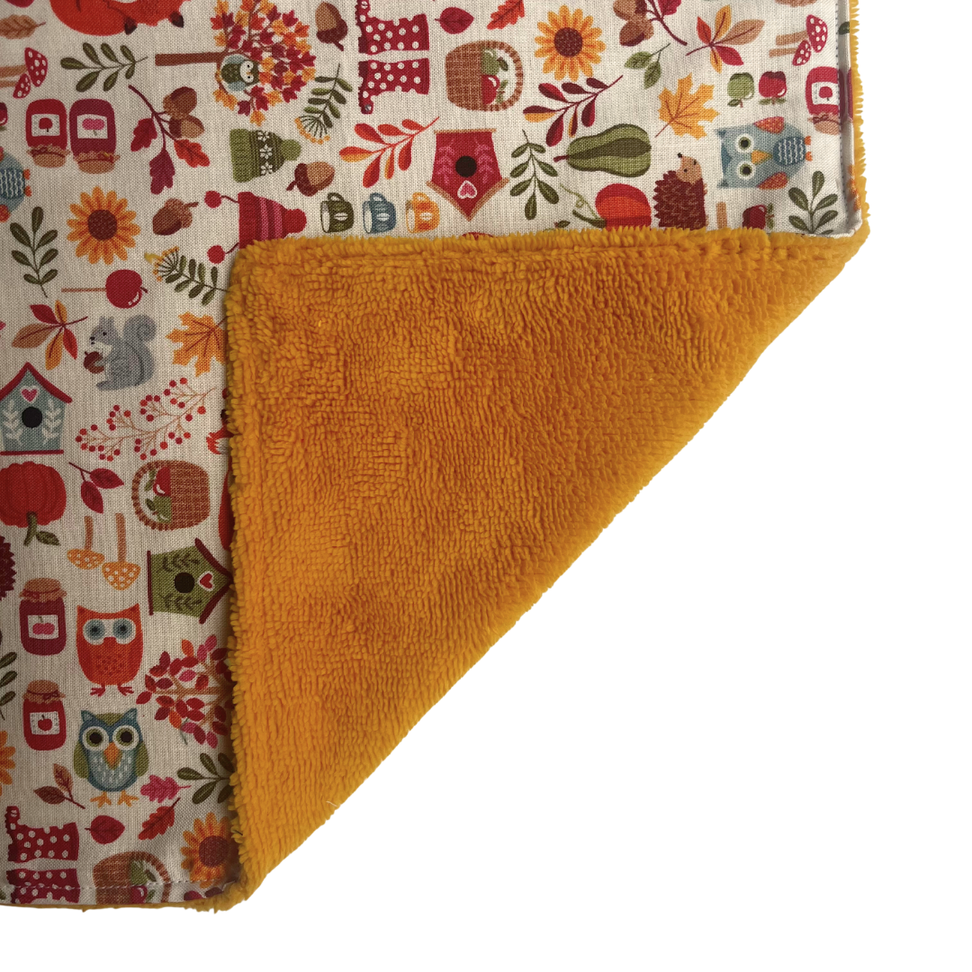 Serviette élastique - Animaux d'automne