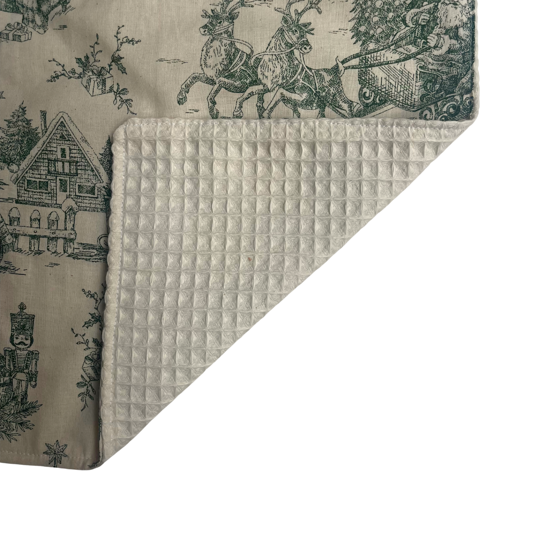 Serviette élastique - Toile de Jouy de Noël