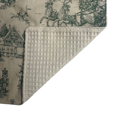 Serviette élastique - Toile de Jouy de Noël