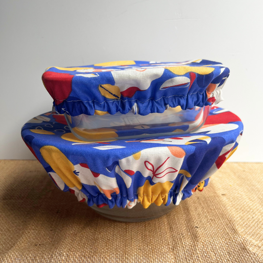 Charlottes à saladier - Bleu avec fruits