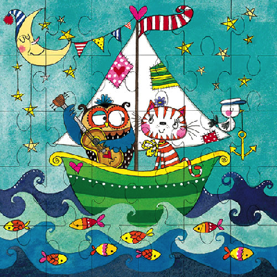 Carte Puzzle Rachel Ellen Designs  - 25 pièces
