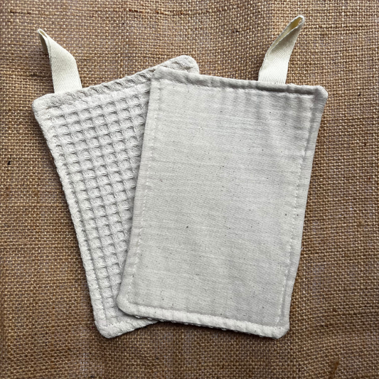 Éponges réutilisables - Lot de 2 - Natural