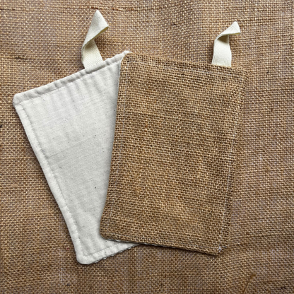Éponges réutilisables - Lot de 2 - Natural