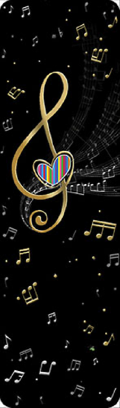 Marque-page - Note de musique