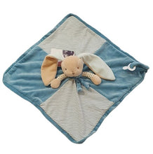 Charger l&#39;image dans la galerie, Doudou plat lapin bleu - Baby Bunny Baby Rug
