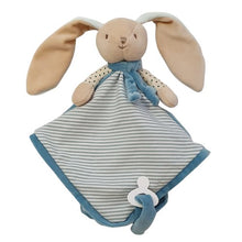 Charger l&#39;image dans la galerie, Doudou plat lapin bleu - Baby Bunny Baby Rug

