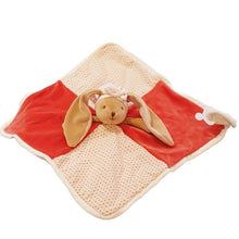 Charger l&#39;image dans la galerie, Doudou plat lapin rouge - Baby Bunny Baby Rug
