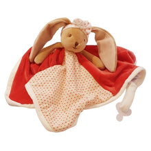 Charger l&#39;image dans la galerie, Doudou plat lapin rouge - Baby Bunny Baby Rug
