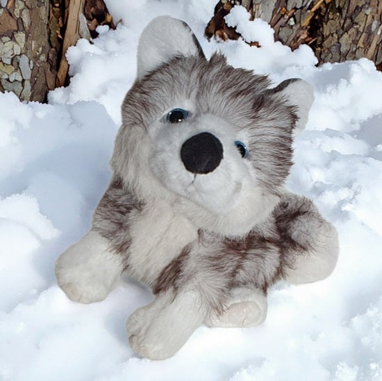 Chien en peluche Baby Husky