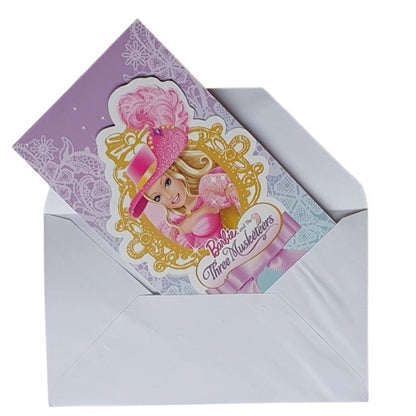 Cartes d'invitation Barbie