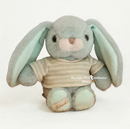 Lapin en peluche Bouncy Bunny pull bleu
