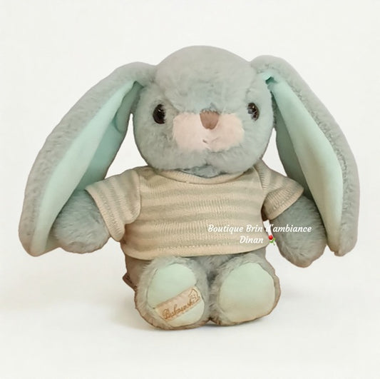 Lapin en peluche Bouncy Bunny pull bleu