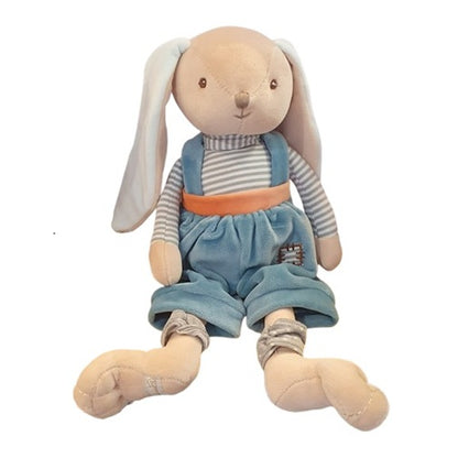 Peluche lapin Bunny brother - Pantalon bleu