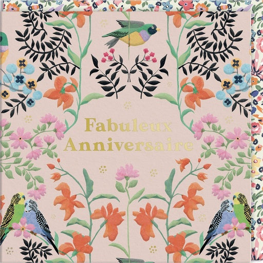 Carte double "Fabuleux anniversaire"