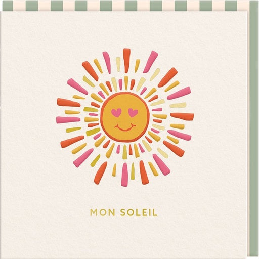 Carte double "Mon soleil"