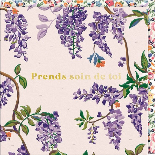 Carte double "Prends soin de toi"