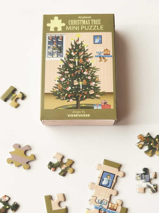 Mini puzzle Christmas tree - Vissevasse - 42 pièces