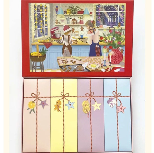 Puzzle Calendrier de l'AVENT 4 boites - Vissevasse - 1000 pièces